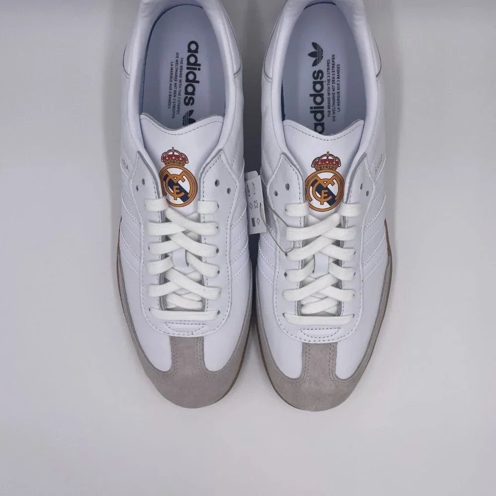 adidas Samba Real Madrid White / Gum Mens Shoes - Picture 5 of 8
